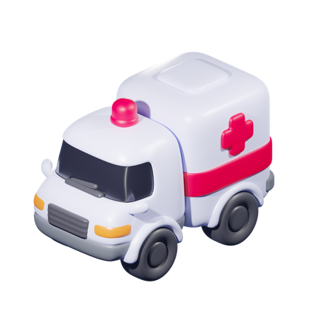 Medical Ambulance  3D Icon