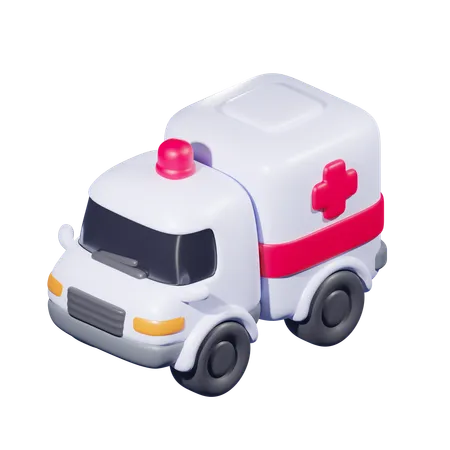 Medical Ambulance  3D Icon
