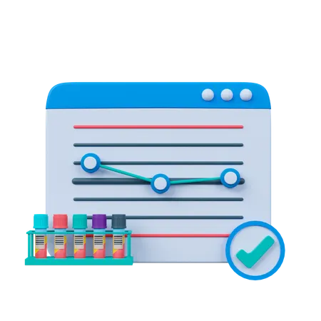Medical Analysis  3D Icon