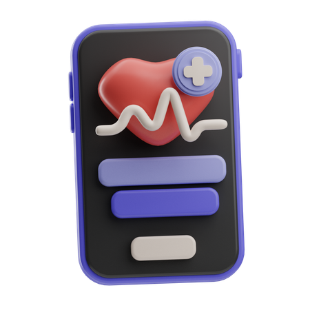 Medical app  3D Icon