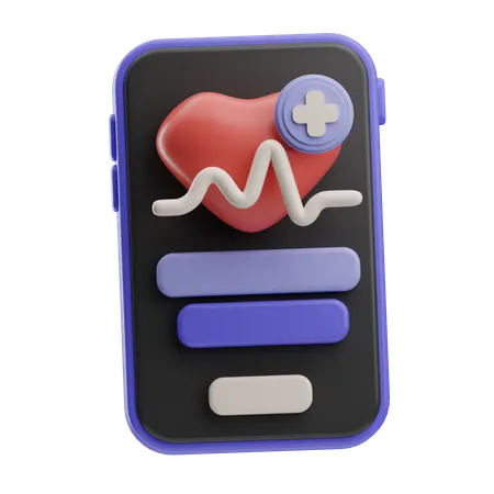 Medical app  3D Icon
