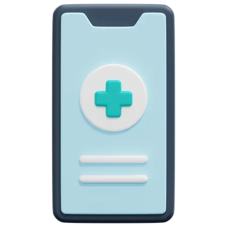 Medical App  3D Icon