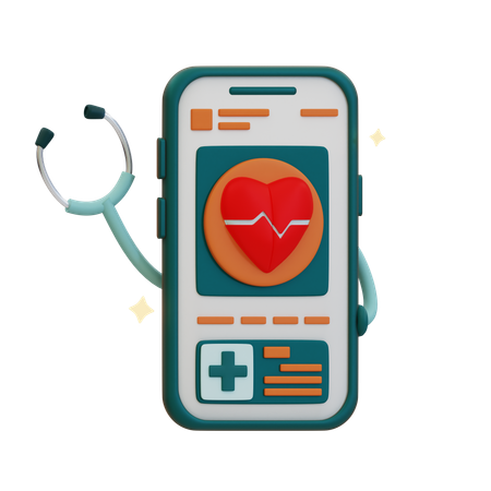 Medical app  3D Icon