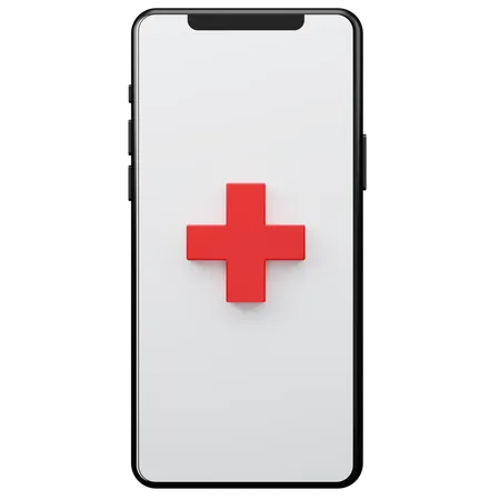 Medical App  3D Illustration