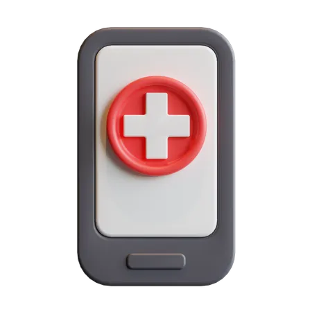 Medical App Icon With 3 D Style 3D Illustration