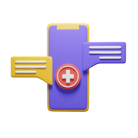 Medical App On Smartphone Download This Item Now 3D Icon