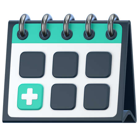 Medical Appointment Date  3D Icon