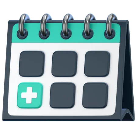 Medical Appointment Date  3D Icon