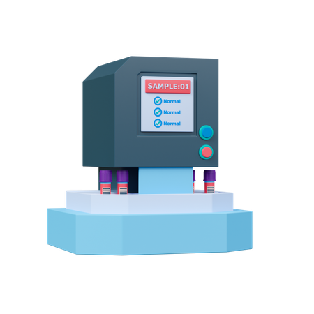 Medical Automated Analyzer  3D Icon