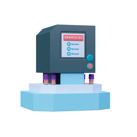 Medical Automated Analyzer  3D Icon