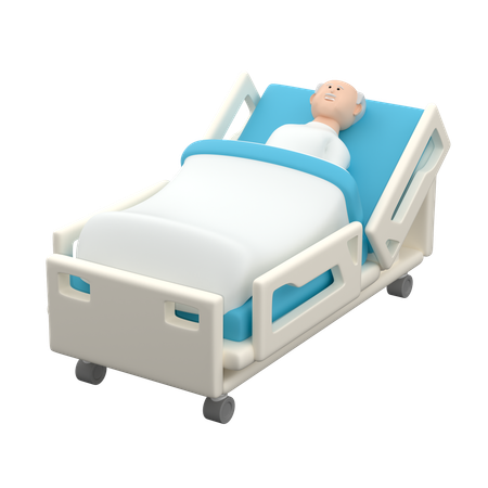 医療用ベッド  3D Icon