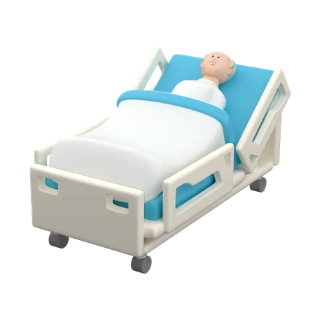 医療用ベッド  3D Icon