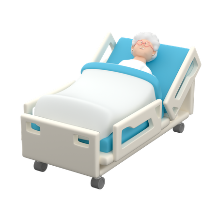 医療用ベッド  3D Icon