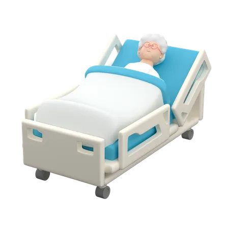 医療用ベッド  3D Icon