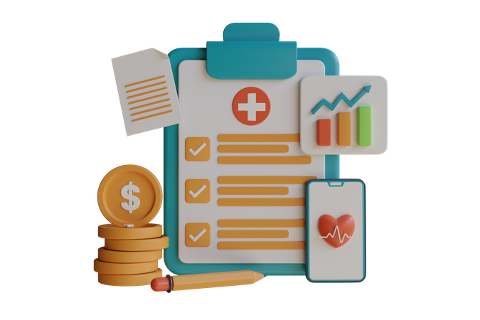 Medical Bill  3D Icon