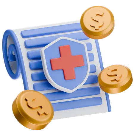 Medical Bill Protection  3D Icon