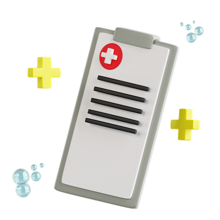 Medical Board  3D Icon