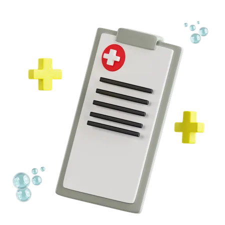 Medical Board  3D Icon