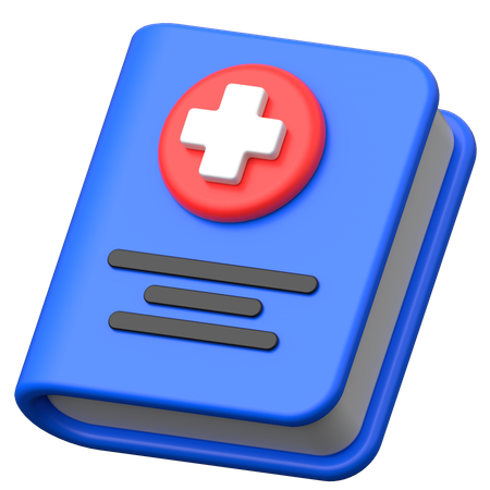 Medical book  3D Icon