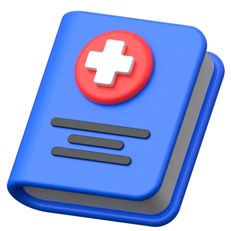 Medical book  3D Icon