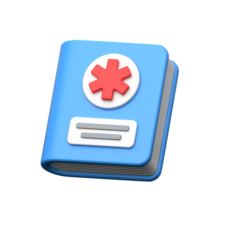 Medical Book  3D Icon