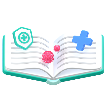 Medical Book  3D Icon