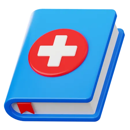 Medical Book  3D Icon