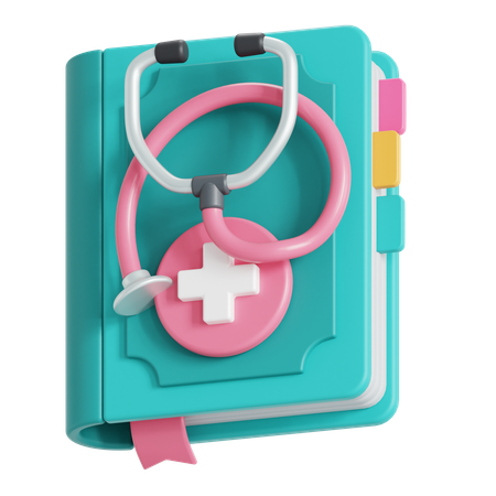 Medical book  3D Icon