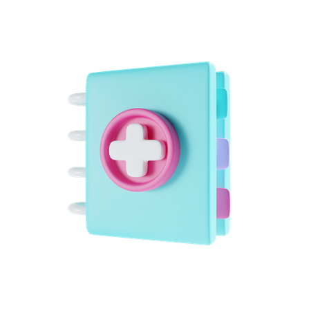 Medical Book  3D Icon