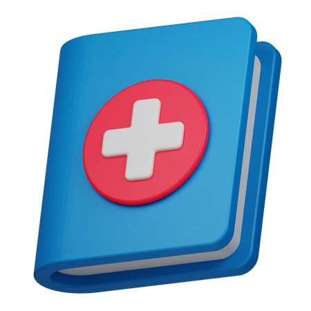 Medical Book  3D Icon