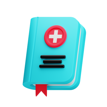 Medical Book  3D Icon