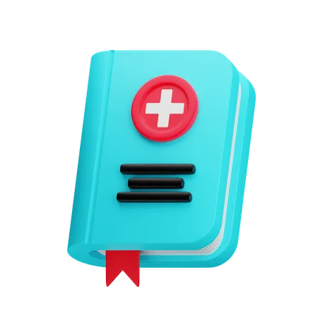 Medical Book  3D Icon