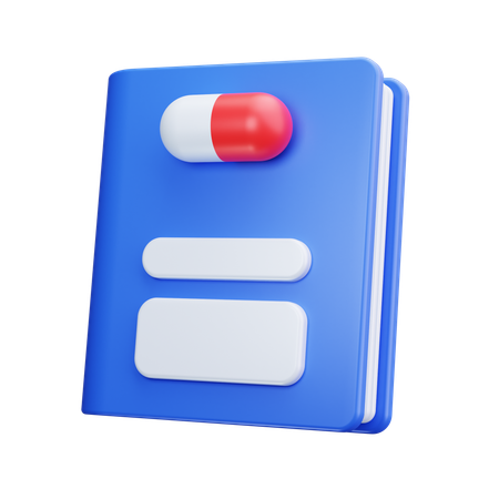 Medical Book  3D Icon