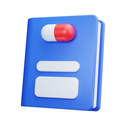 Medical Book  3D Icon