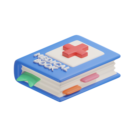 Medical Book  3D Icon