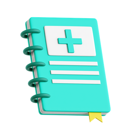 Medical Book  3D Icon