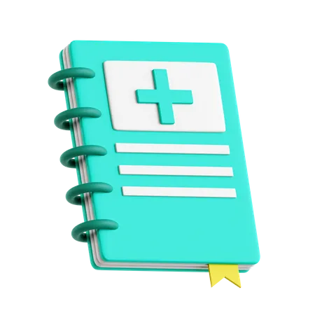 Medical Book  3D Icon