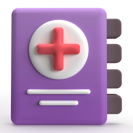 Medical Book  3D Icon