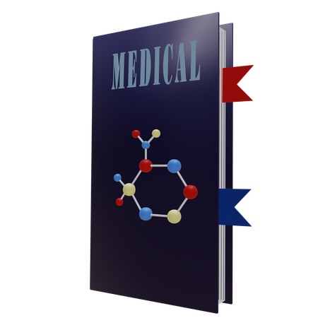 Medical Book  3D Icon