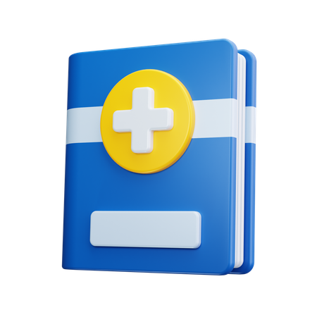 Medical Book  3D Icon