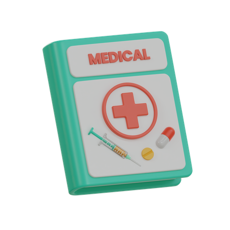 Medical Book  3D Icon