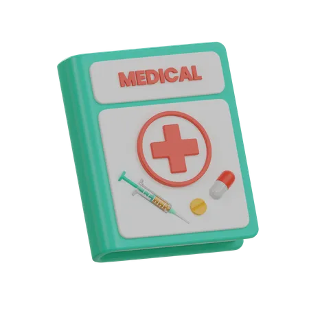 Medical Book  3D Icon