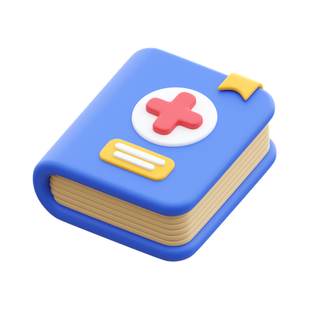 Medical Book  3D Icon