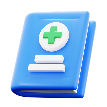Medical Book  3D Icon