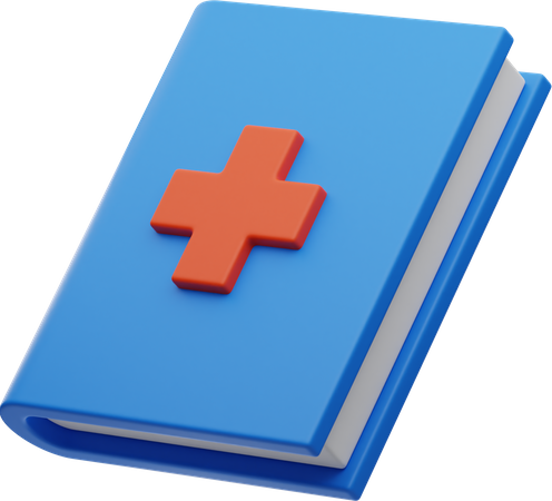 Medical Book  3D Illustration