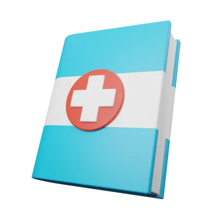 Medical Book  3D Illustration