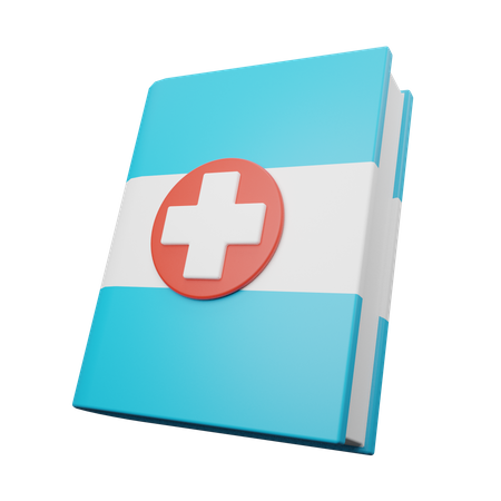Medical Book  3D Illustration