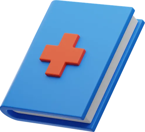 Medical Book  3D Illustration