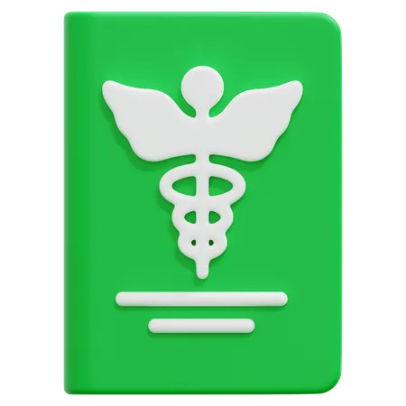 Medical Book 3D Icon