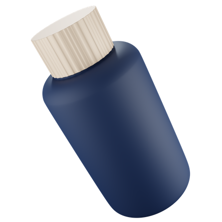 Medical Bottle 3D Icon